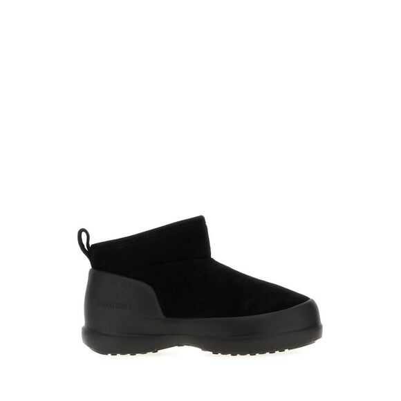 Moon Boot Unisex Black Suede Mezzaluna Ankle Boots